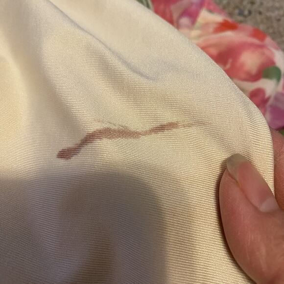 Princess Polly Babydoll Dress Sz 4 Beige Red Pink Rose Ruched Bodycon Sexy Love - Picture 10 of 11